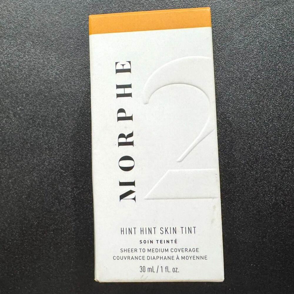 Morphe Hint Hint Skin Tint Sheer to Medium Foundation 1 oz NIB+FREE Concealer - Picture 3 of 6